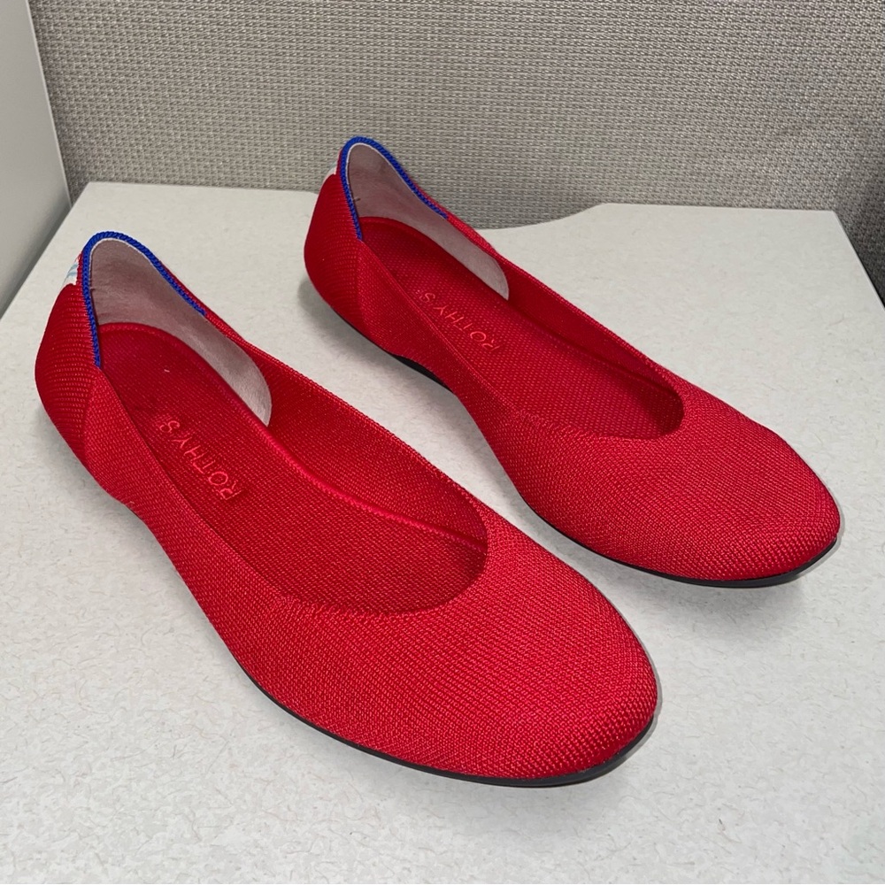 Rothy's Women's Red Flats